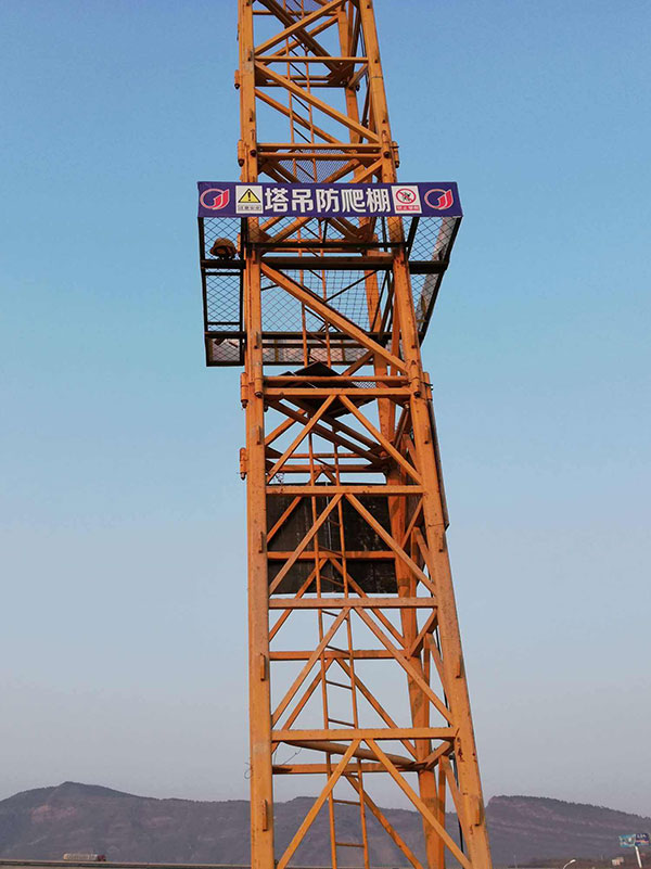 tower crane anti-climber device